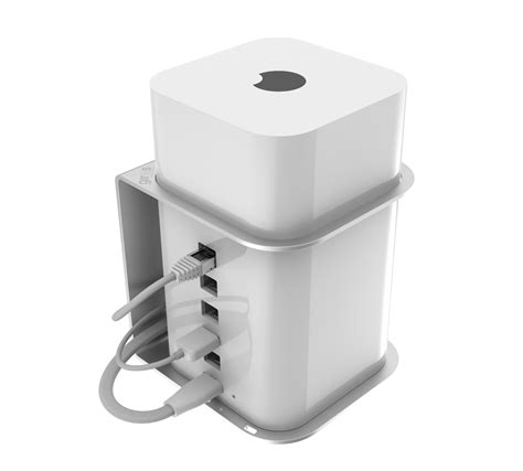 apple airport extreme metal wall ceiling bracket|How to Wall Mount a Airport Extreme. .